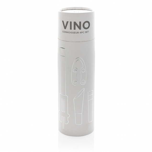Профессиональный винный набор Vino, 4 шт. с логотипом  заказать по выгодной цене в кибермаркете AvroraStore