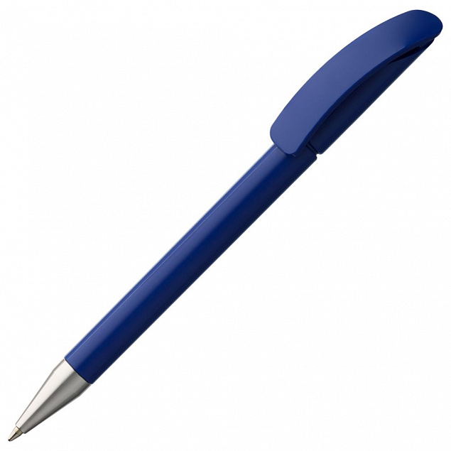 Ручка шариковая Prodir DS3 TPC, синяя с логотипом  заказать по выгодной цене в кибермаркете AvroraStore