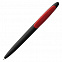 Ручка шариковая Prodir DS5 TRR-P Soft Touch, черная с красным с логотипом  заказать по выгодной цене в кибермаркете AvroraStore
