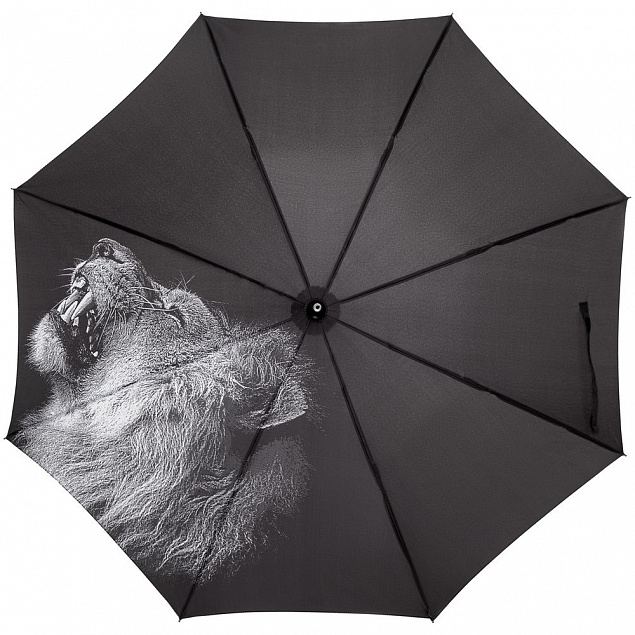 Зонт-трость Like a Lion с логотипом  заказать по выгодной цене в кибермаркете AvroraStore