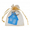 Брелок Lodge, голубой с логотипом  заказать по выгодной цене в кибермаркете AvroraStore