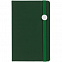 Блокнот Shall Round, зеленый с логотипом  заказать по выгодной цене в кибермаркете AvroraStore