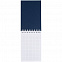 Блокнот Dali Mini в клетку, синий с логотипом  заказать по выгодной цене в кибермаркете AvroraStore