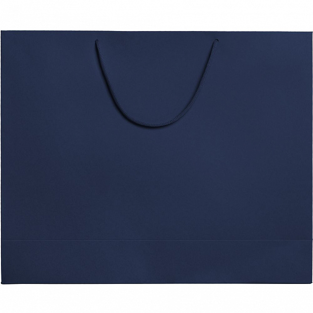 Пакет Ample L, синий с логотипом  заказать по выгодной цене в кибермаркете AvroraStore
