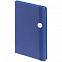 Блокнот Shall Round, синий с логотипом  заказать по выгодной цене в кибермаркете AvroraStore