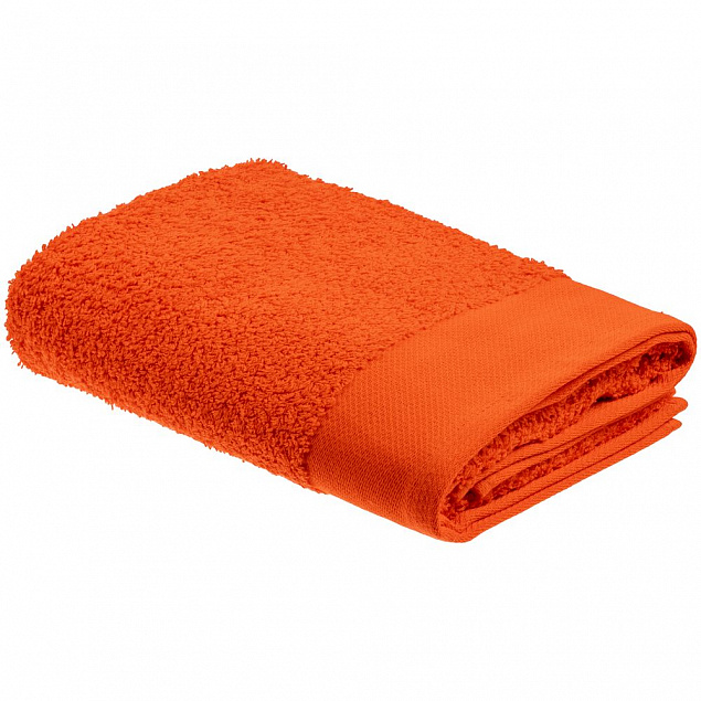 Полотенце Odelle, среднее, оранжевое с логотипом  заказать по выгодной цене в кибермаркете AvroraStore