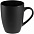 Кружка Bright Tulip, матовая, черная с синим с логотипом  заказать по выгодной цене в кибермаркете AvroraStore
