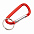 Карабин ZOKО, красный, алюминий с логотипом  заказать по выгодной цене в кибермаркете AvroraStore