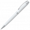 Ручка шариковая Razzo Chrome, белая с логотипом  заказать по выгодной цене в кибермаркете AvroraStore