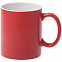 Кружка Promo матовая, красная с логотипом  заказать по выгодной цене в кибермаркете AvroraStore