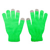 Перчатки для сенсорного экрана, зеленые