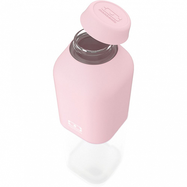 Бутылка MB Positive M, розовая с логотипом  заказать по выгодной цене в кибермаркете AvroraStore