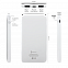 Внешний аккумулятор Bplanner Power 1 ST, софт-тач, 5000 mAh (белый) с логотипом  заказать по выгодной цене в кибермаркете AvroraStore