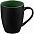 Кружка Bright Tulip, матовая, черная с белым с логотипом  заказать по выгодной цене в кибермаркете AvroraStore