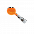 Ретрактор 4hand (оранжевый) с логотипом  заказать по выгодной цене в кибермаркете AvroraStore