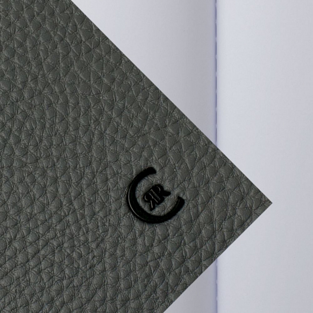 Блокнот Hamilton Mini, серый с логотипом  заказать по выгодной цене в кибермаркете AvroraStore