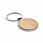 Брелок круглый бамбук с логотипом  заказать по выгодной цене в кибермаркете AvroraStore