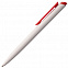 Ручка шариковая Senator Dart Polished, бело-красная с логотипом  заказать по выгодной цене в кибермаркете AvroraStore