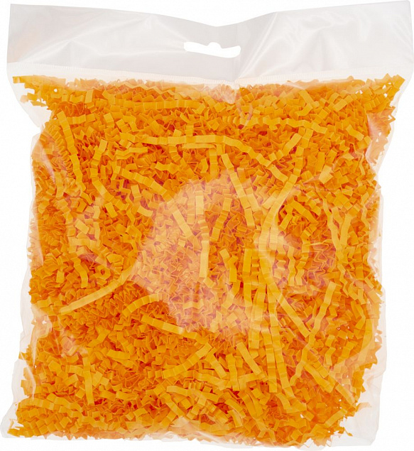 Бумажный наполнитель Chip, оранжевый неон с логотипом  заказать по выгодной цене в кибермаркете AvroraStore