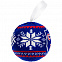 Шарик новогодний «СКА», синий с логотипом  заказать по выгодной цене в кибермаркете AvroraStore