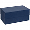 Коробка Storeville, малая, темно-синяя с логотипом  заказать по выгодной цене в кибермаркете AvroraStore