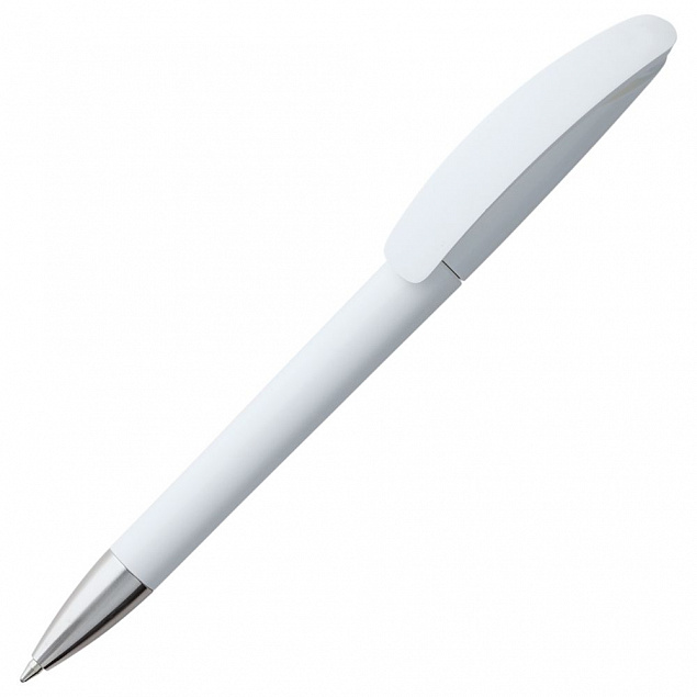 Ручка шариковая Prodir DS3.1 TPC, белая с логотипом  заказать по выгодной цене в кибермаркете AvroraStore