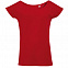 Футболка женская MARYLIN, красная с логотипом  заказать по выгодной цене в кибермаркете AvroraStore