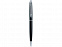 Ручка шариковая «Hemisphere Black CT» с логотипом  заказать по выгодной цене в кибермаркете AvroraStore