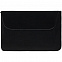 Надувная подушка под шею в чехле Sleep, черная с логотипом  заказать по выгодной цене в кибермаркете AvroraStore