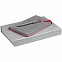 Набор Corner, серый с красным с логотипом  заказать по выгодной цене в кибермаркете AvroraStore