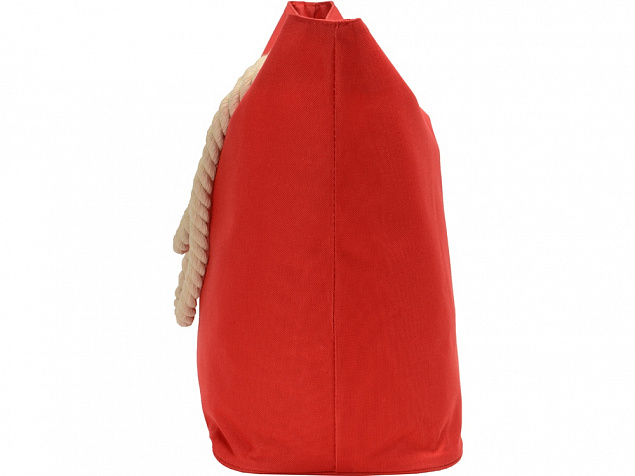 Пляжная сумка Seaside, красный с логотипом  заказать по выгодной цене в кибермаркете AvroraStore