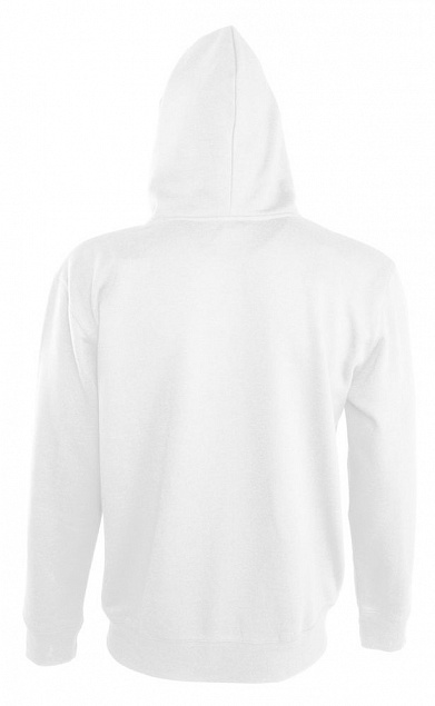Толстовка мужская Soul men 290 с контрастным капюшоном, белая с логотипом  заказать по выгодной цене в кибермаркете AvroraStore