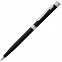Ручка шариковая Reset, черная с логотипом  заказать по выгодной цене в кибермаркете AvroraStore