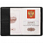 Обложка для паспорта dotMODE, черная с логотипом  заказать по выгодной цене в кибермаркете AvroraStore
