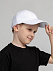 Бейсболка детская Capture Kids, белая с логотипом  заказать по выгодной цене в кибермаркете AvroraStore