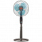 Напольный вентилятор Harmony, серый с голубым с логотипом  заказать по выгодной цене в кибермаркете AvroraStore