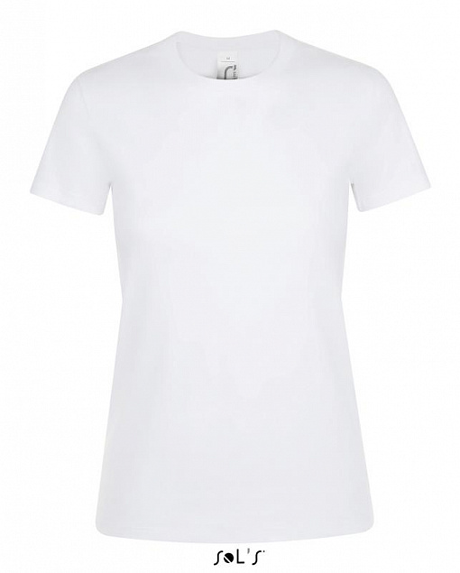Фуфайка (футболка) REGENT женская,Белый L с логотипом  заказать по выгодной цене в кибермаркете AvroraStore