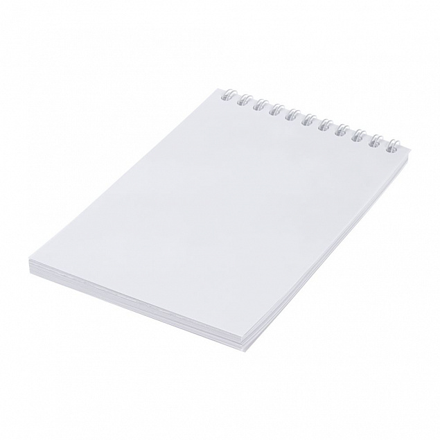 Блокнот Bonn Soft Touch, M, белый с логотипом  заказать по выгодной цене в кибермаркете AvroraStore