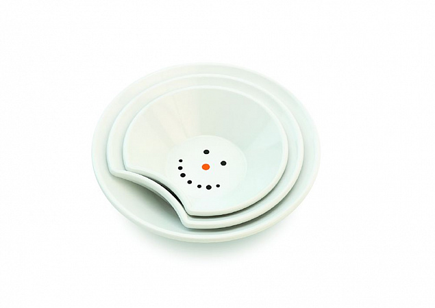 Набор тарелок «Снеговик» с логотипом  заказать по выгодной цене в кибермаркете AvroraStore