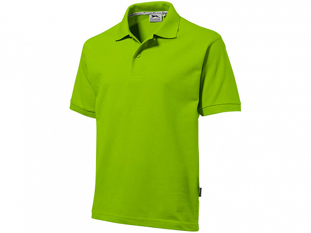 Рубашка поло Forehand мужская, зеленое яблоко с логотипом  заказать по выгодной цене в кибермаркете AvroraStore