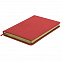Ежедневник недатированный Joy, А5,  красный, белый блок, золотой обрез с логотипом  заказать по выгодной цене в кибермаркете AvroraStore