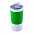 Термокружка вакуумная 'Funny" белая, зеленая, силикон с логотипом  заказать по выгодной цене в кибермаркете AvroraStore
