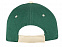 Бейсболка New Castle 6-ти панельная, зеленый/натуральный с логотипом  заказать по выгодной цене в кибермаркете AvroraStore