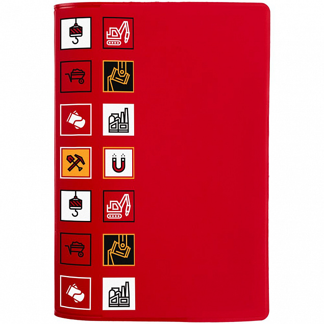 Обложка для паспорта Industry, металлургия с логотипом  заказать по выгодной цене в кибермаркете AvroraStore