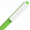 Ручка шариковая Pigra P03 Mat, светло-зеленая с белым с логотипом  заказать по выгодной цене в кибермаркете AvroraStore
