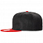 Бейсболка Ben Hope, черная с красным с логотипом  заказать по выгодной цене в кибермаркете AvroraStore