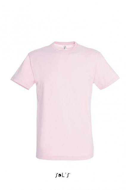 Фуфайка (футболка) REGENT мужская,Бледно-розовый L с логотипом  заказать по выгодной цене в кибермаркете AvroraStore