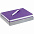 Набор New Latte, фиолетовый с логотипом  заказать по выгодной цене в кибермаркете AvroraStore