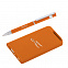 Набор ручка + зарядное устройство 4000 mAh в футляре, покрытие soft touch с логотипом  заказать по выгодной цене в кибермаркете AvroraStore
