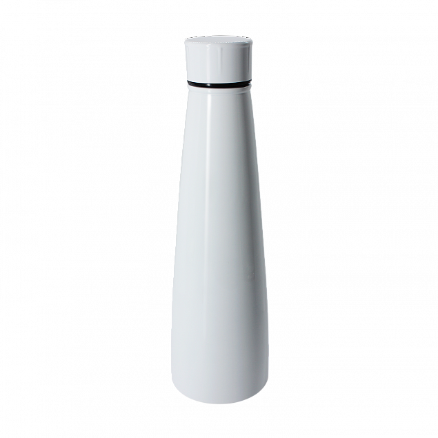 Термобутылка для напитков N-shape (белый) с логотипом  заказать по выгодной цене в кибермаркете AvroraStore